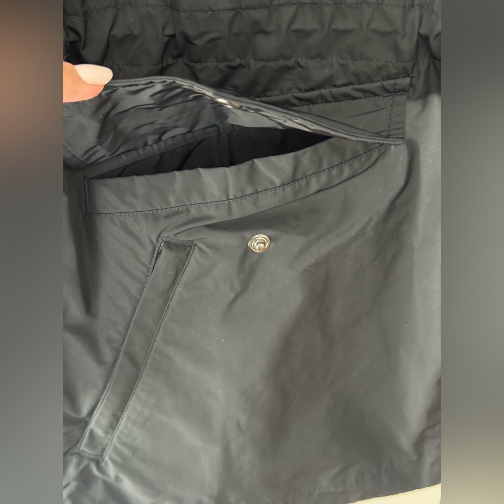 Athleta Westerley Jacket Women's L Black Water Resistant Wind Resistant NWT - Picture 9 of 16